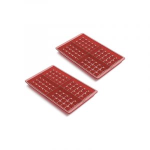 Lekue Waffle Mold 2pcs Red